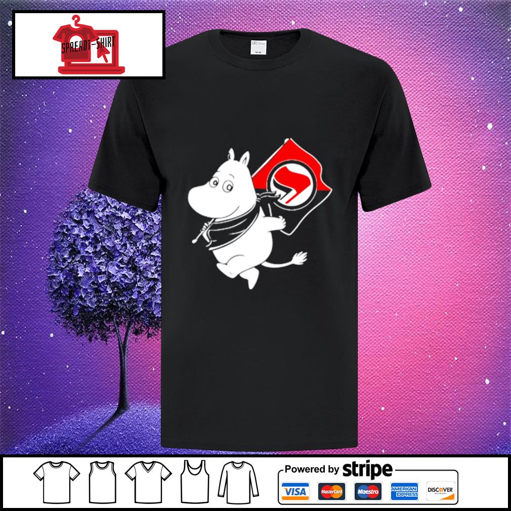 Emeldateeco antifa moomin anti fascist shirt, hoodie ...