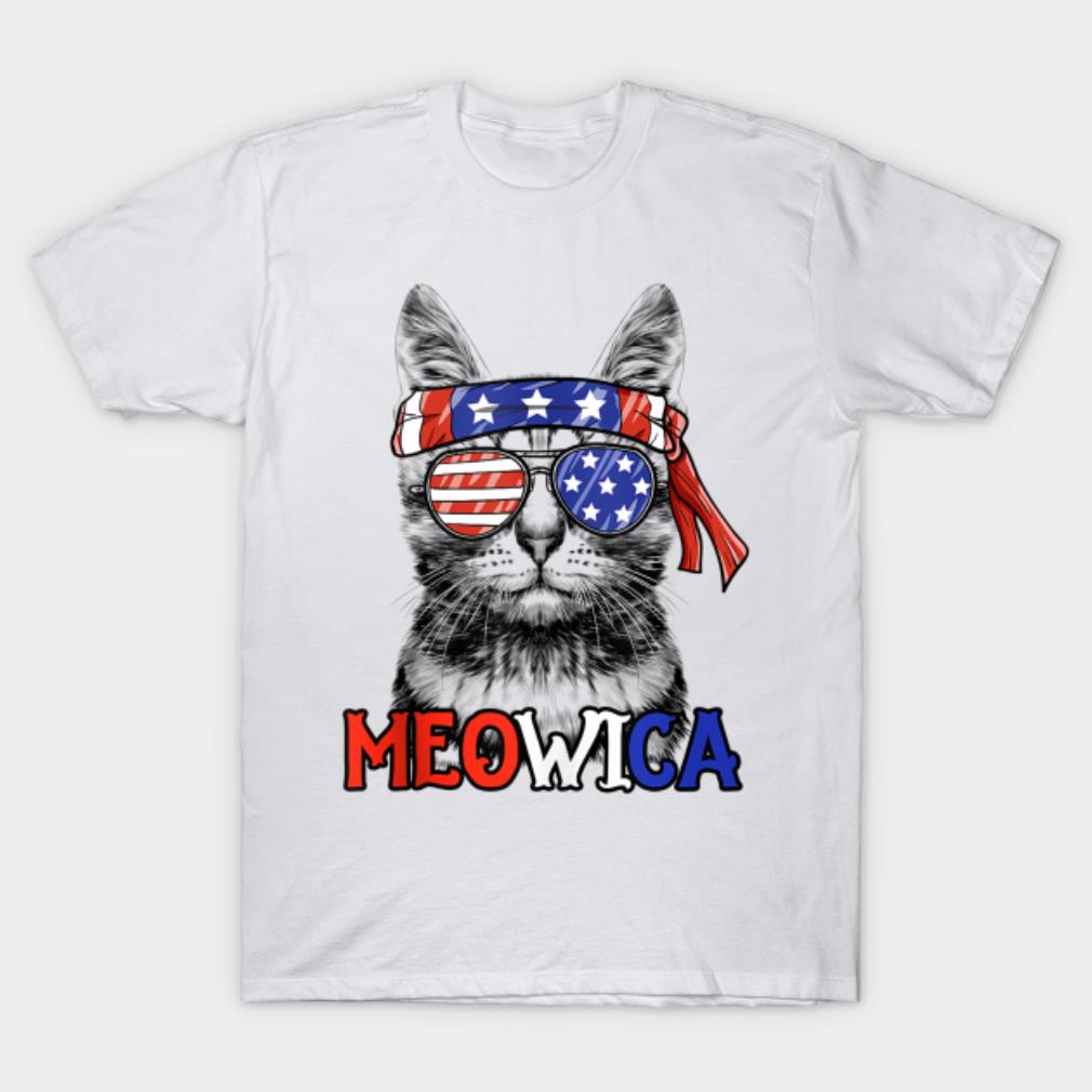 cat patriotic shirt