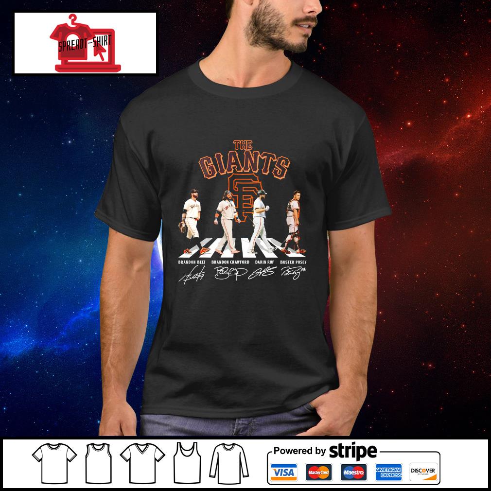 giants abbey road shirt