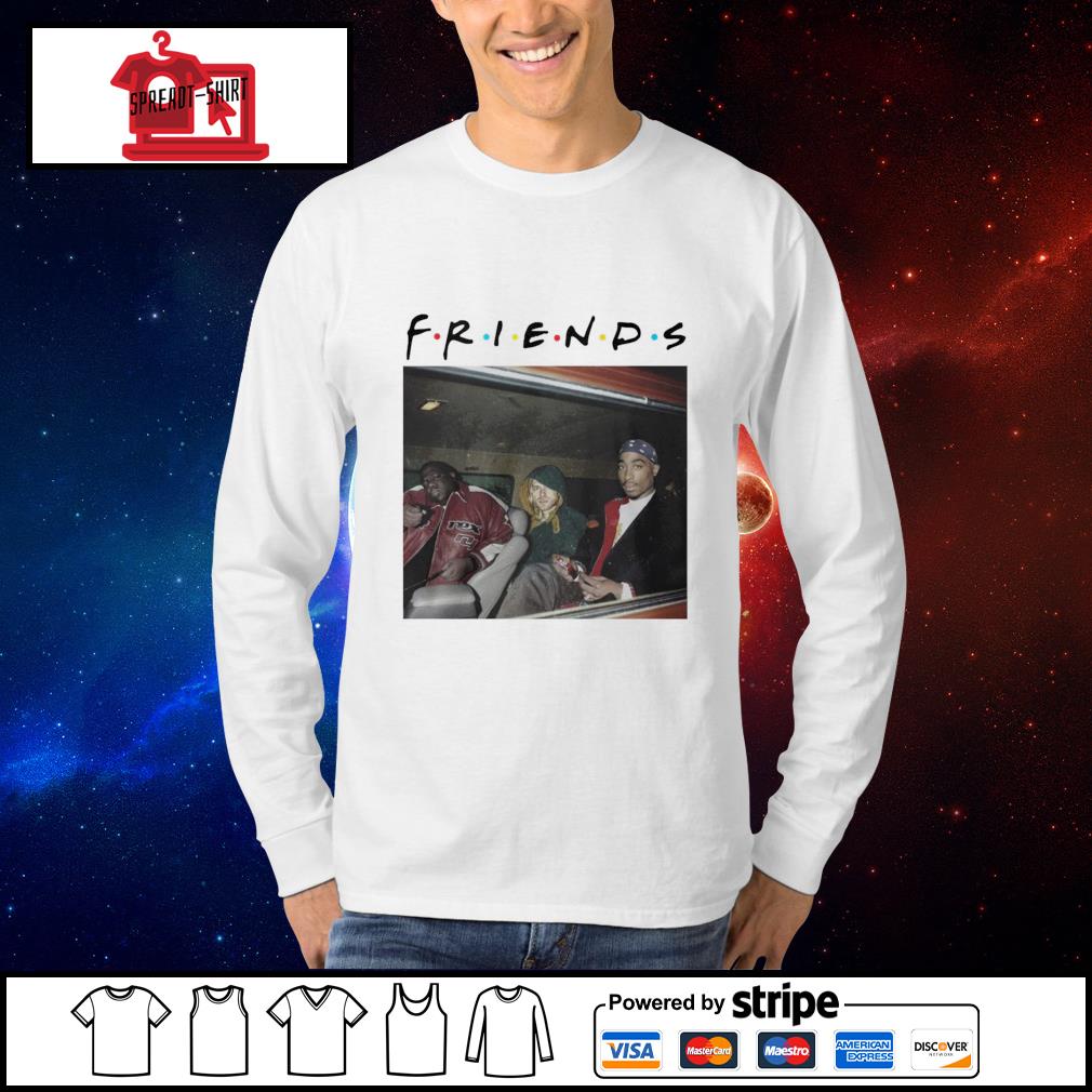 Kurt Cobain Et Notorious Big Tupac Shakur Kurt Cobain and The Notorious BIG friends shirt, hoodie,  sweater, long sleeve and tank top