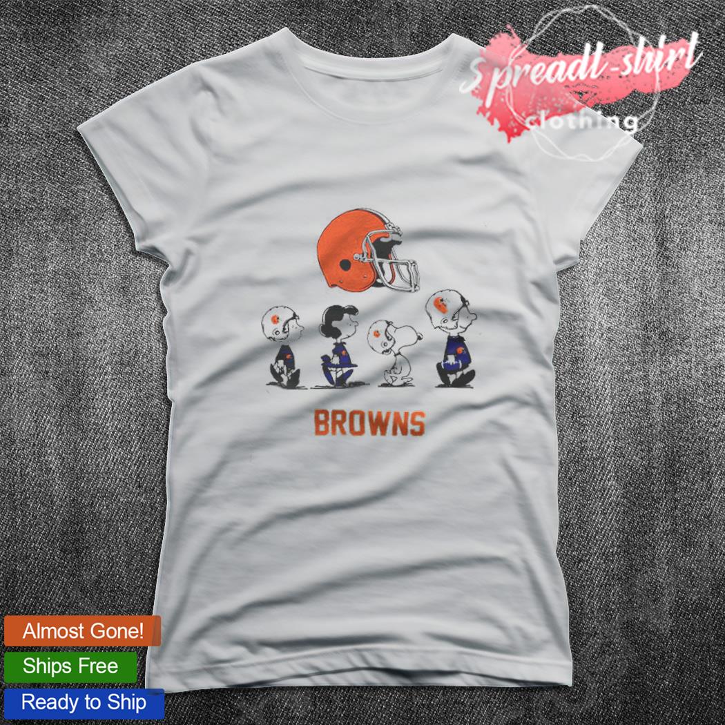 Cleveland Browns Snoopy and Charlie Brown Peanuts shirt, hoodie, sweater,  long sleeve and tank top