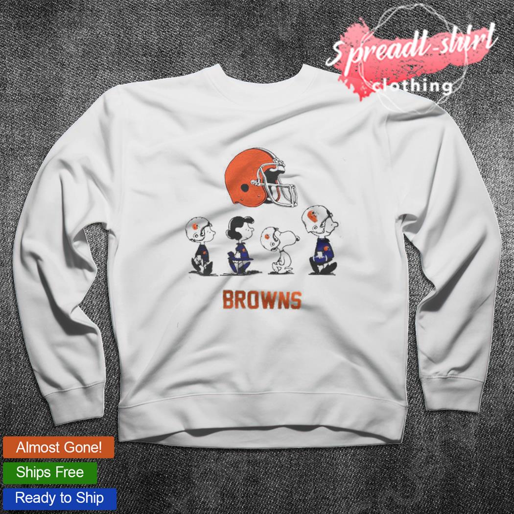 Cleveland Browns Snoopy and Charlie Brown Peanuts shirt, hoodie, sweater,  long sleeve and tank top