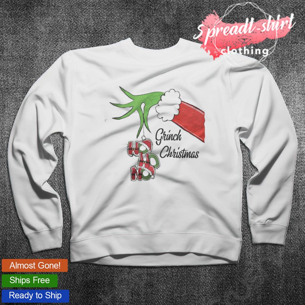 Grinch Hand Holding Buffalo Bills Christmas diamond shirt, hoodie, sweater,  long sleeve and tank top