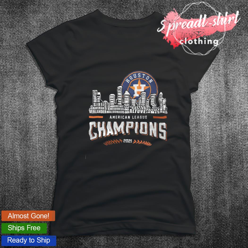 Houston Astros Nike 2021 American League Champions T-Shirt, hoodie