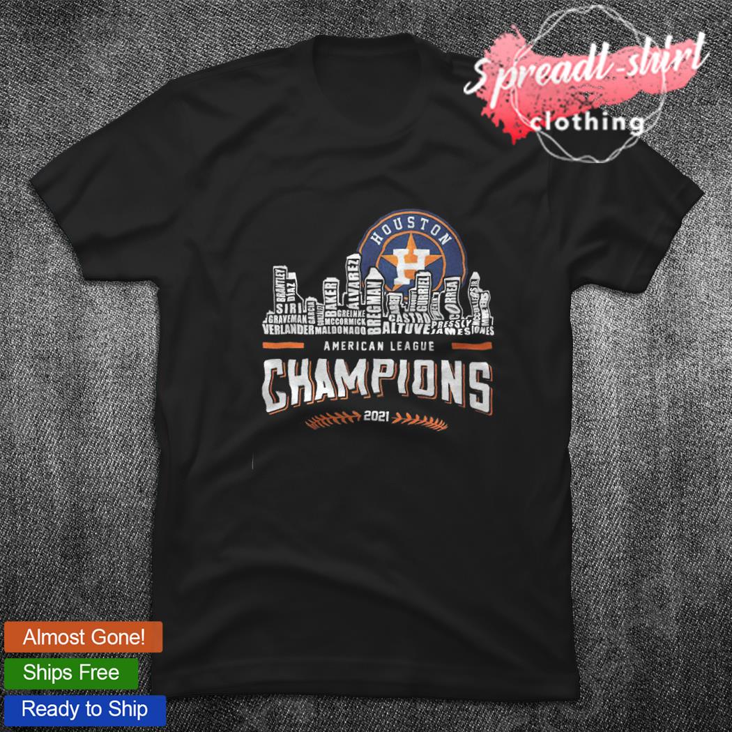 Houston Astros American league Champions 2021 City shirt, hoodie, sweater,  long sleeve and tank top