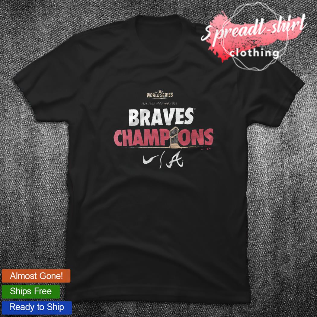 Atlanta braves nike 2021 world series champions shirt, hoodie, sweater and  long sleeve