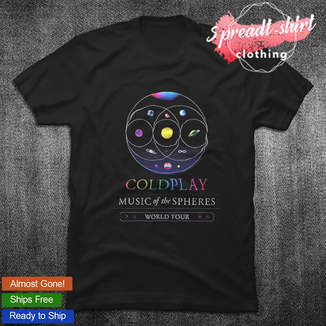 Coldplay Music Of The Spheres American Tour Dates T-Shirt