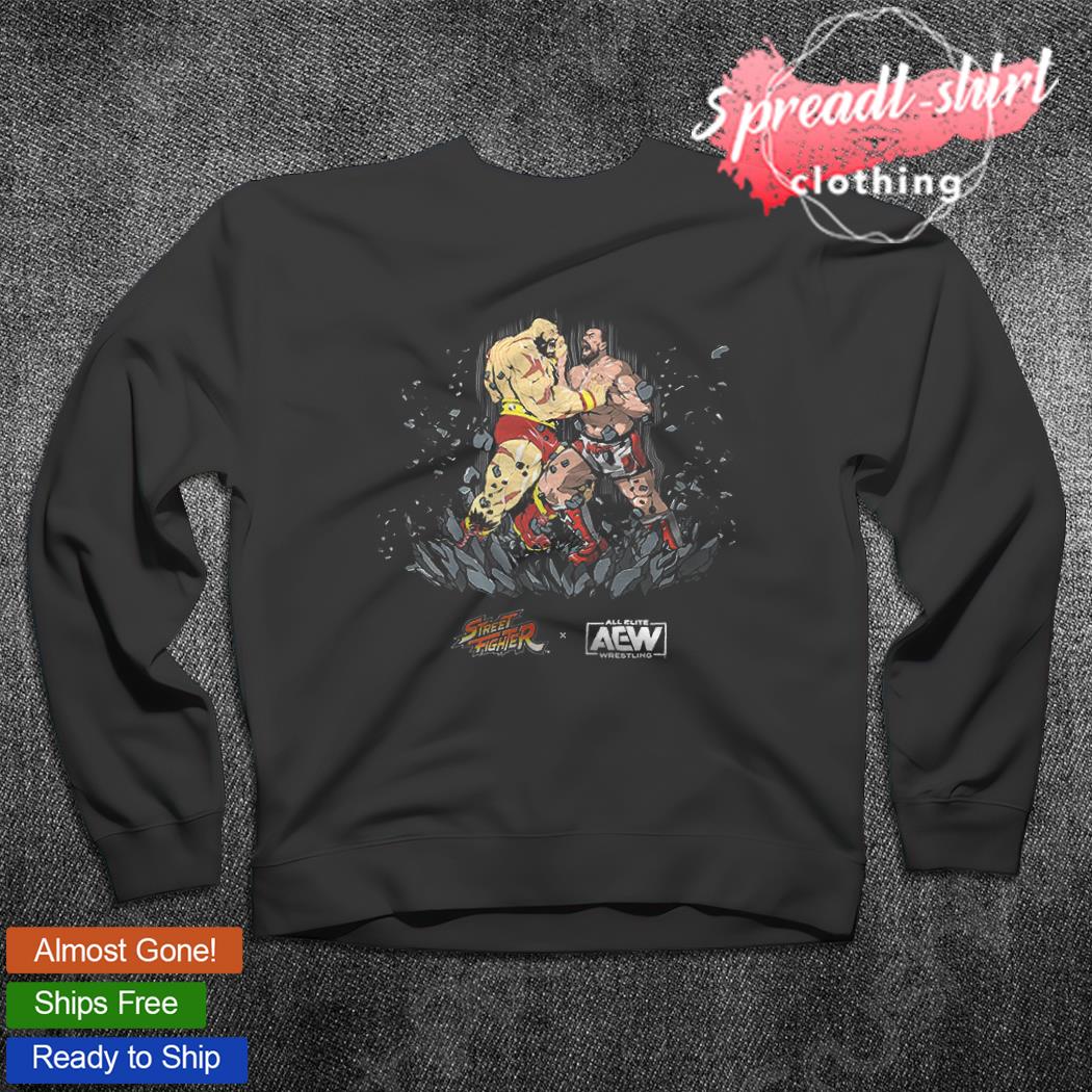 aew street fighter shirt