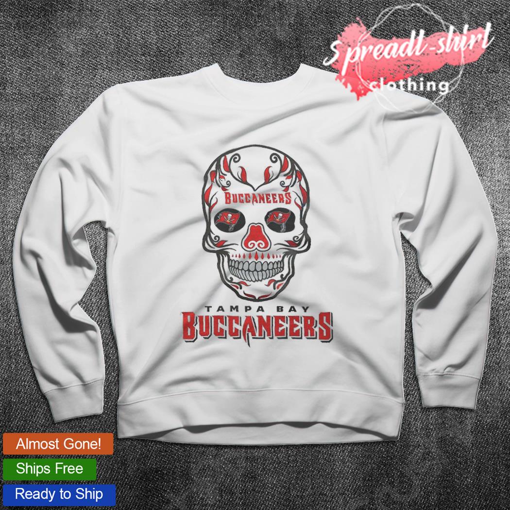 Tampa Bay Buccaneers 12'' Sugar Skull Sign