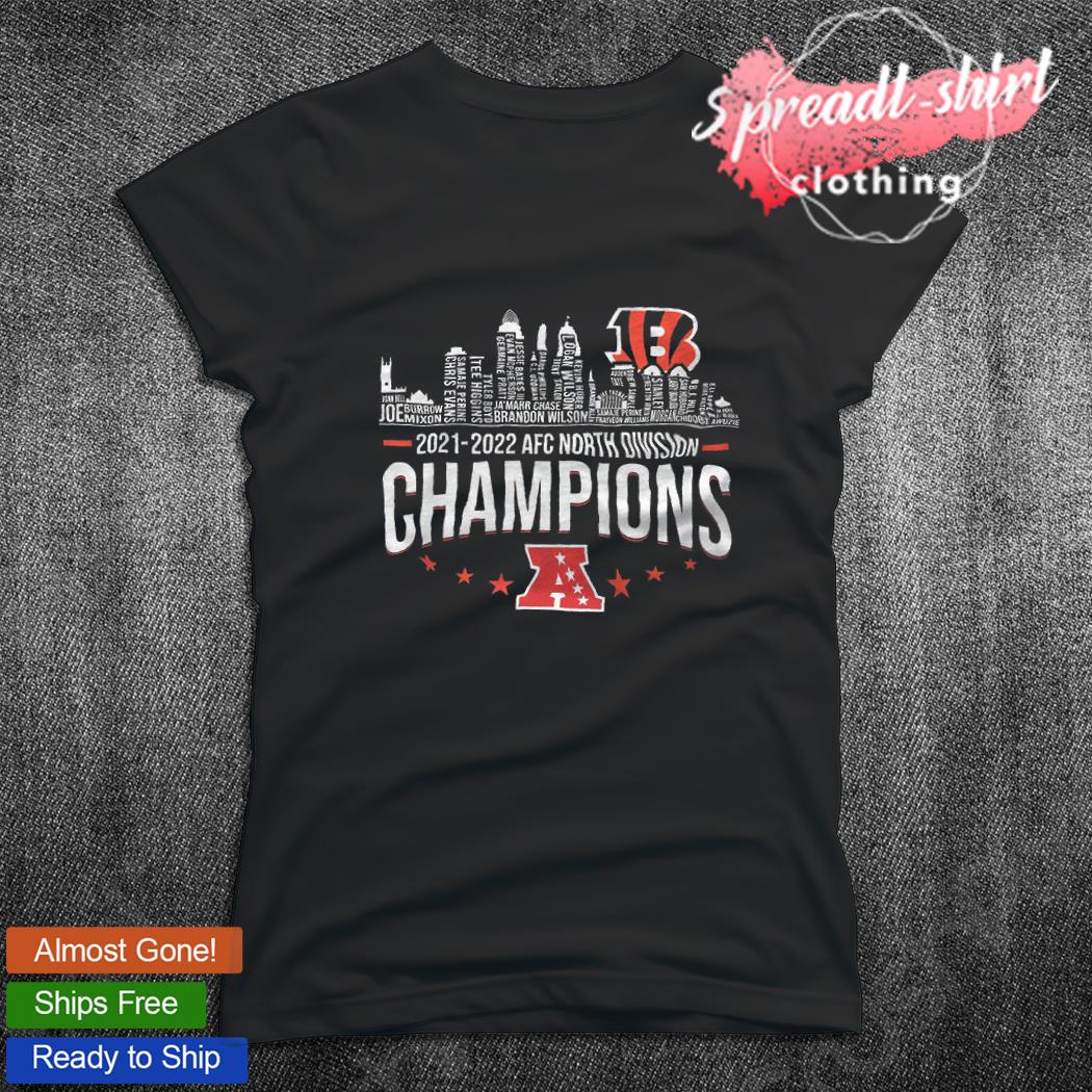 Cincinnati Bengals City 2022 Afc North Division Champions T-shirt,Sweater,  Hoodie, And Long Sleeved, Ladies, Tank Top