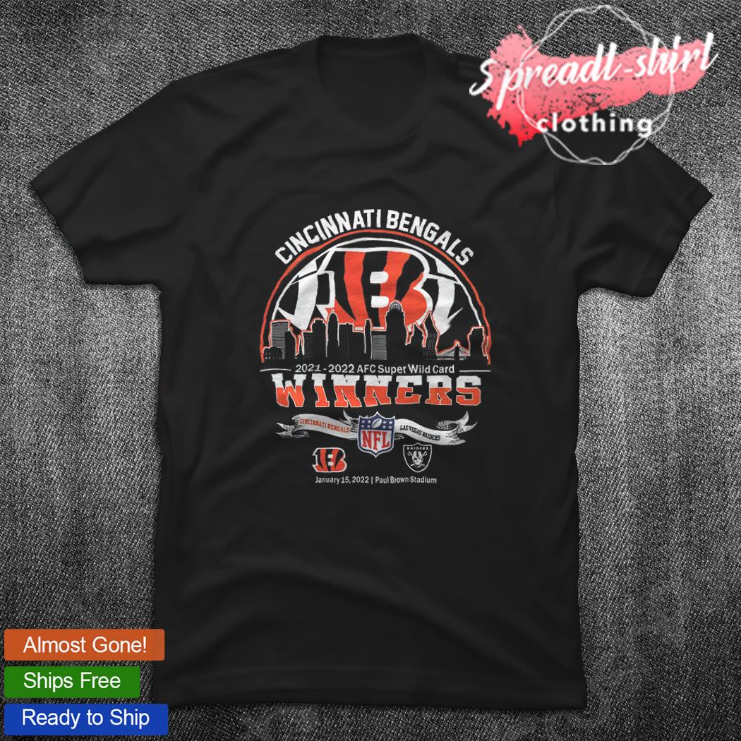 Cincinnati Bengals 2021 2022 AFC Super Wild Card Winners Shirt, hoodie,  sweater, long sleeve and tank top