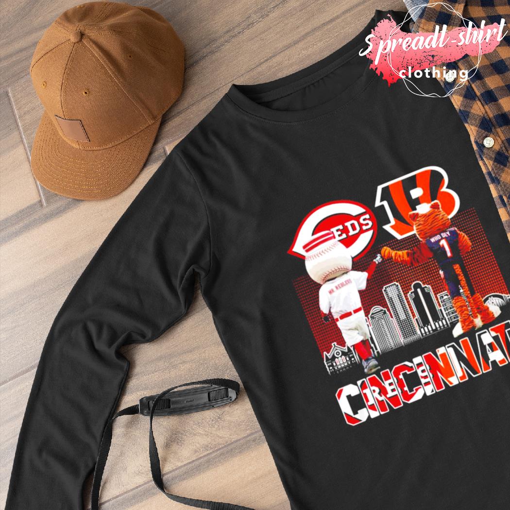 Mascot Cincinnati Bengals Reds And Cincinnati Bengals Shirt, hoodie,  sweater, long sleeve and tank top