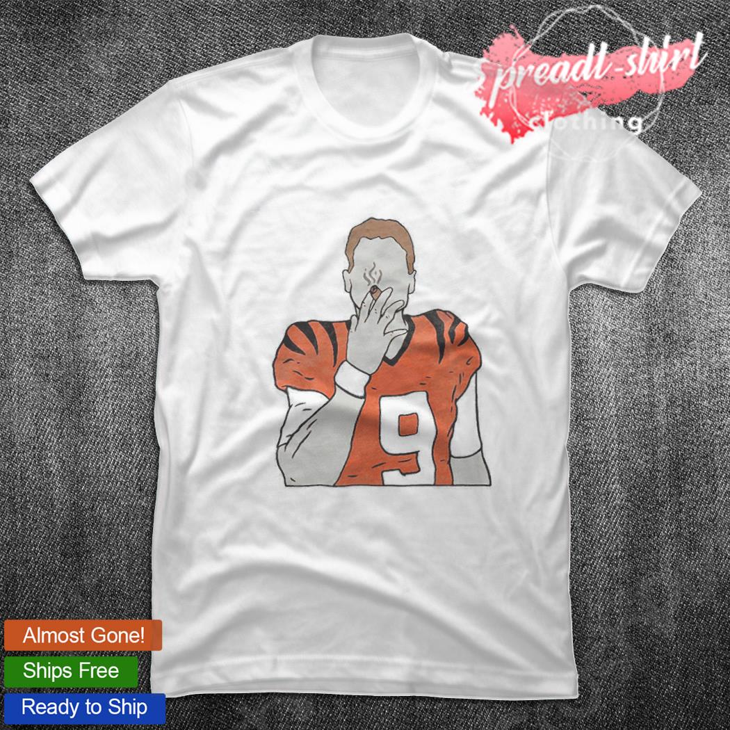 Joe Burrow Cincinnati Bengals funny Cigar art T-shirt, hoodie, sweater,  long sleeve and tank top