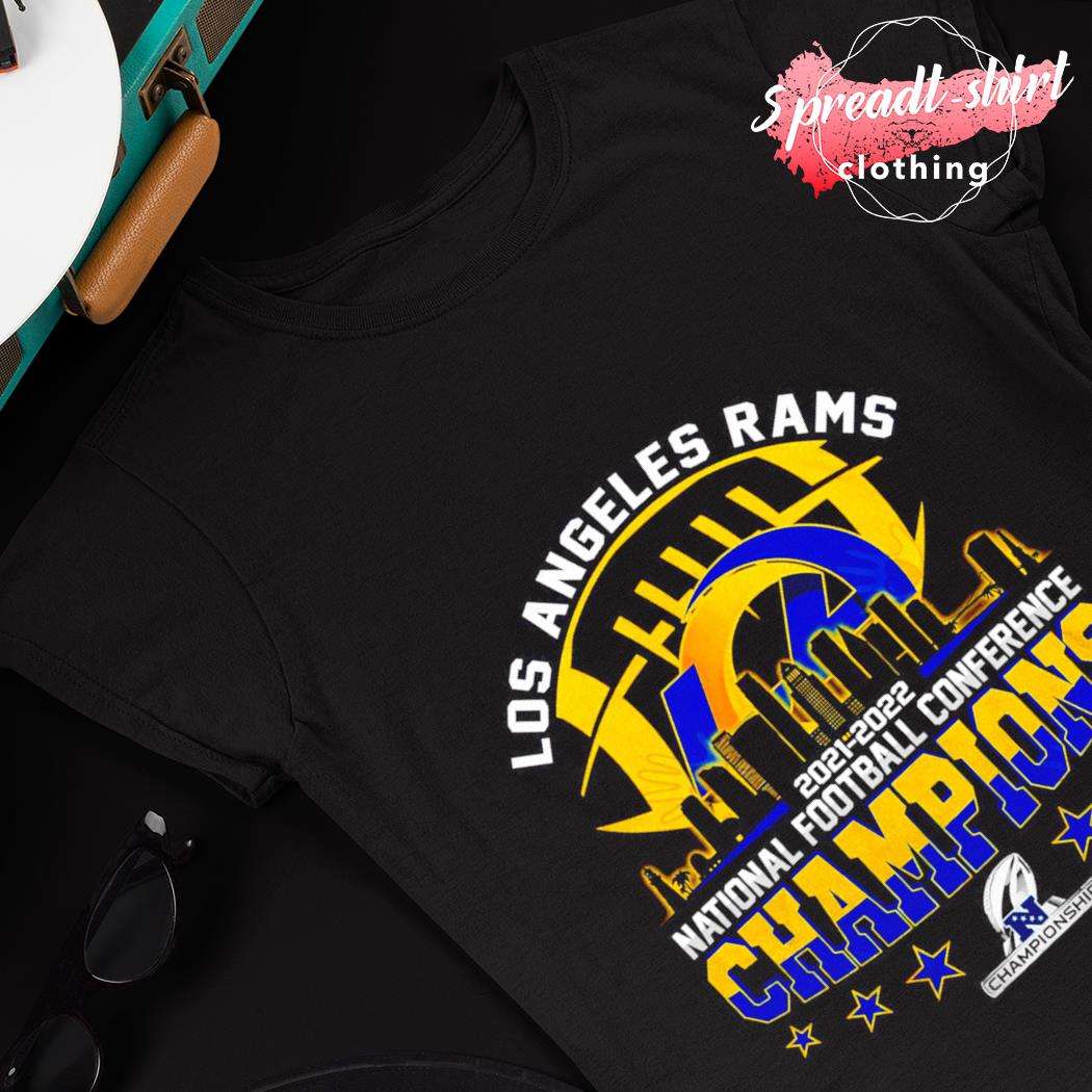 Los Angeles Rams 2021 2022 National Football Conference Champions shirt,  hoodie, sweater, longsleeve and V-neck T-shirt