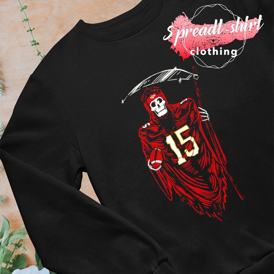 When It's Grim Be The Grim Reaper Patrick Mahomes Chiefs Football T-shirt,  hoodie, sweater, long sleeve and tank top