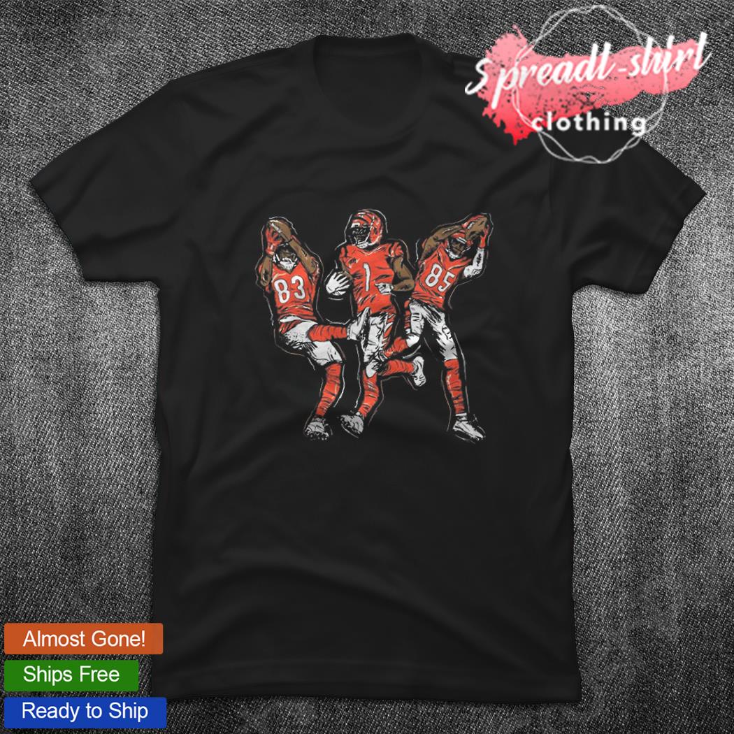 Tyler Boyd Ja'Marr Chase and Tee Higgins Cincinnati Bengals shirt, hoodie,  sweater, long sleeve and tank top