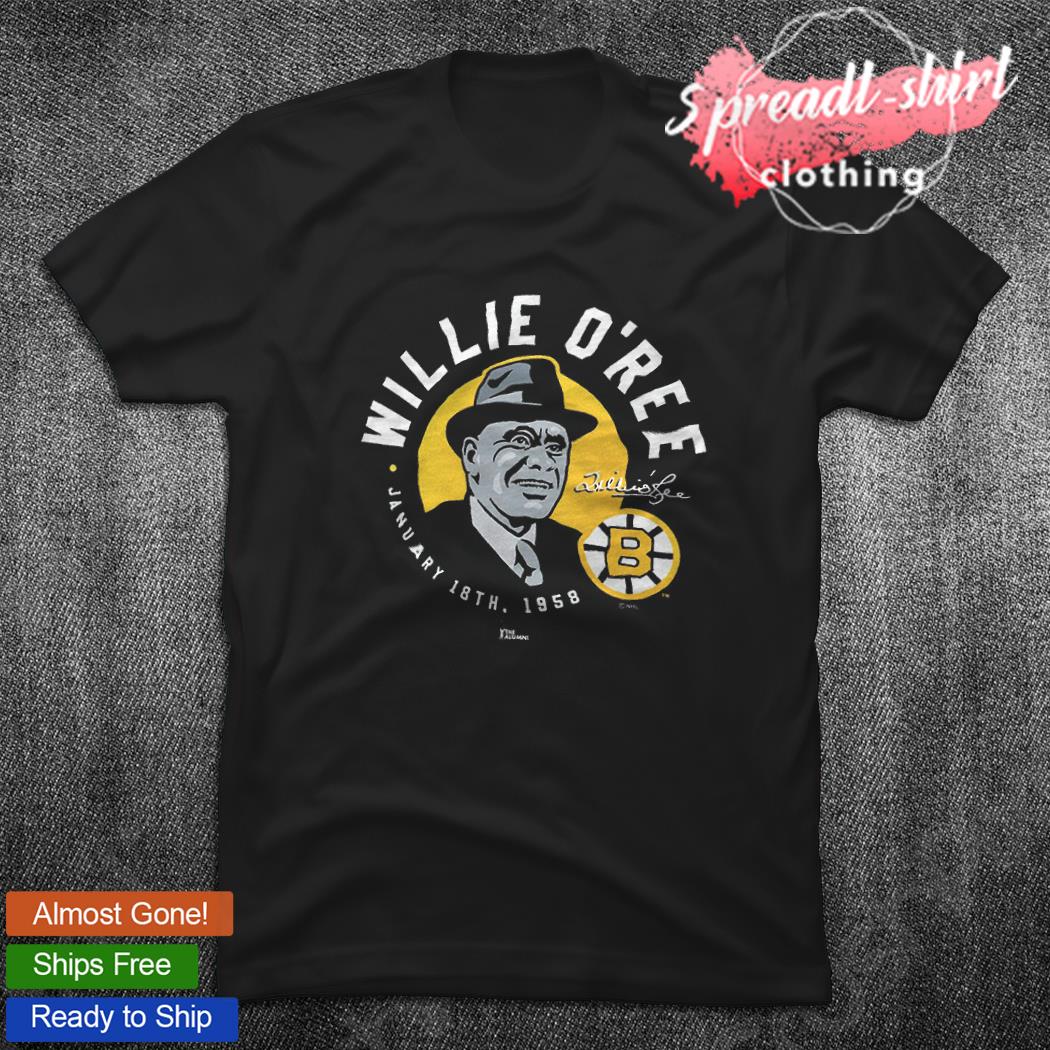 Willie O'ree Shirt  Boston Bruins Willie O'ree T-Shirts - Bruins