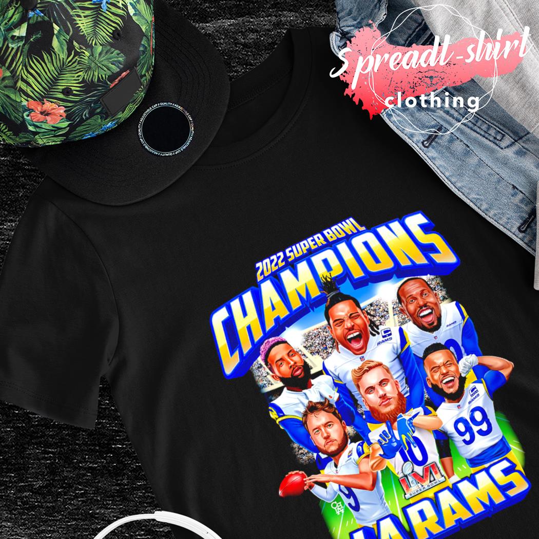 Los angeles rams 2022 super bowl champions fan gifts shirt, hoodie