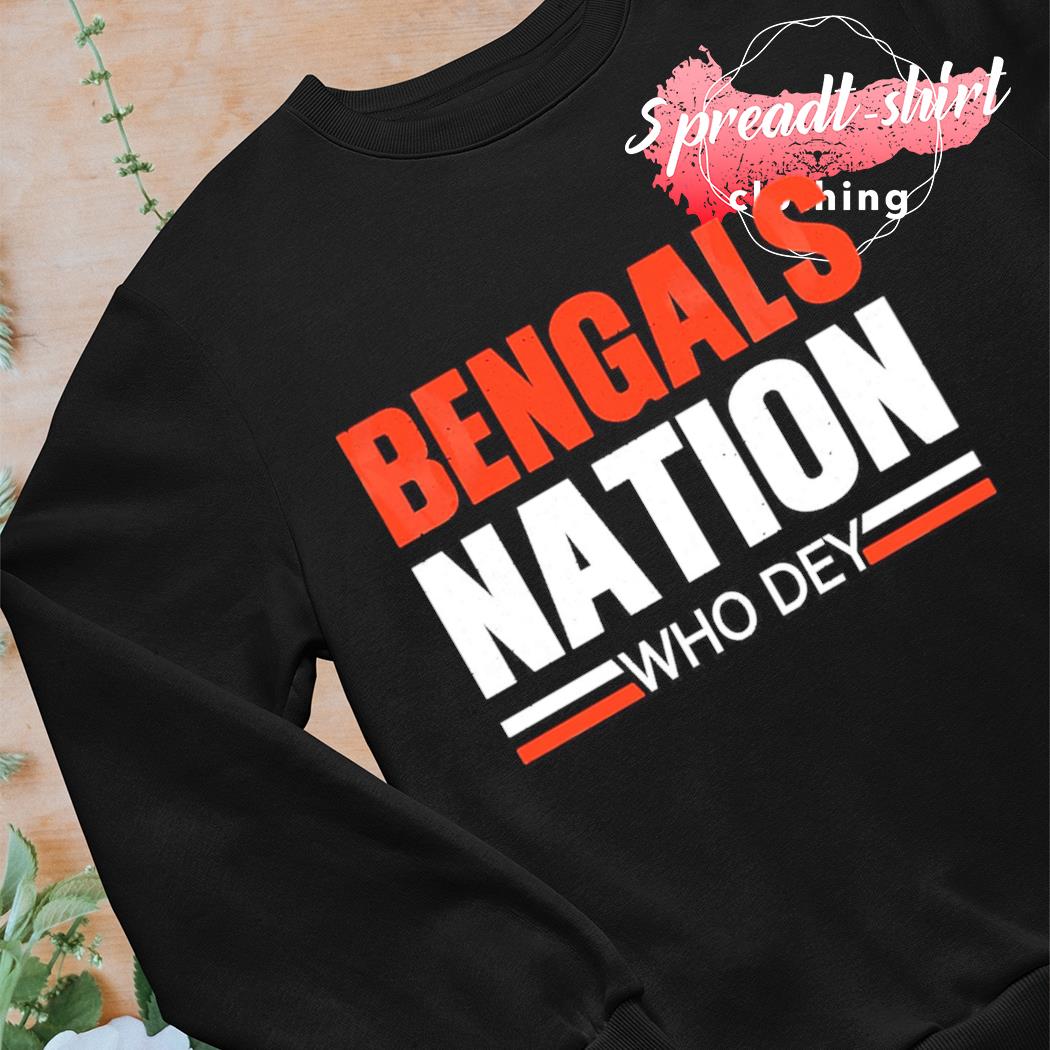 Bengals nation who dey Joe Burrow Cincinnati Bengals shirt - Yesweli