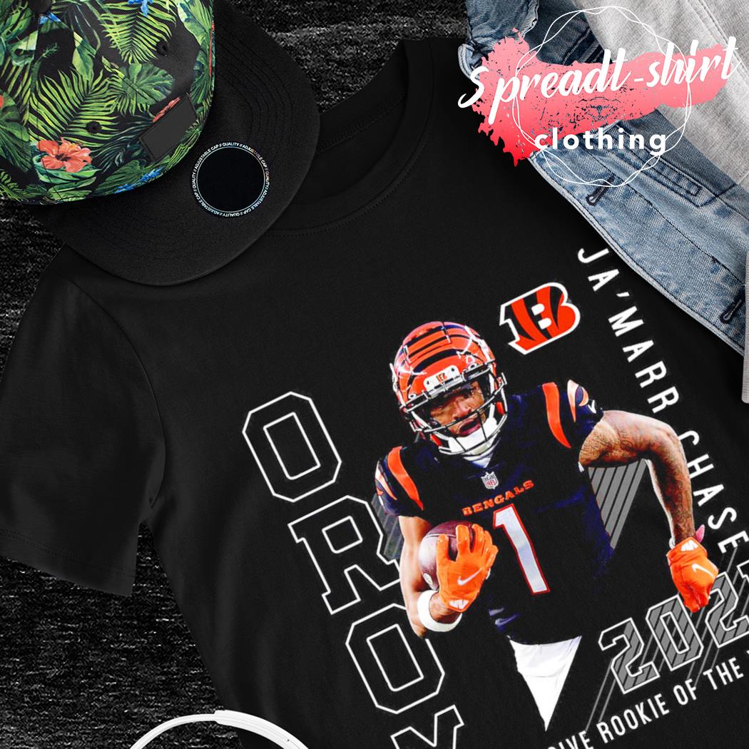 Official official Ja'Marr Chase Cincinnati Bengals 2021 NFL Offensive  Rookie of the Year T-Shirt, hoodie, sweater, long sleeve and tank top