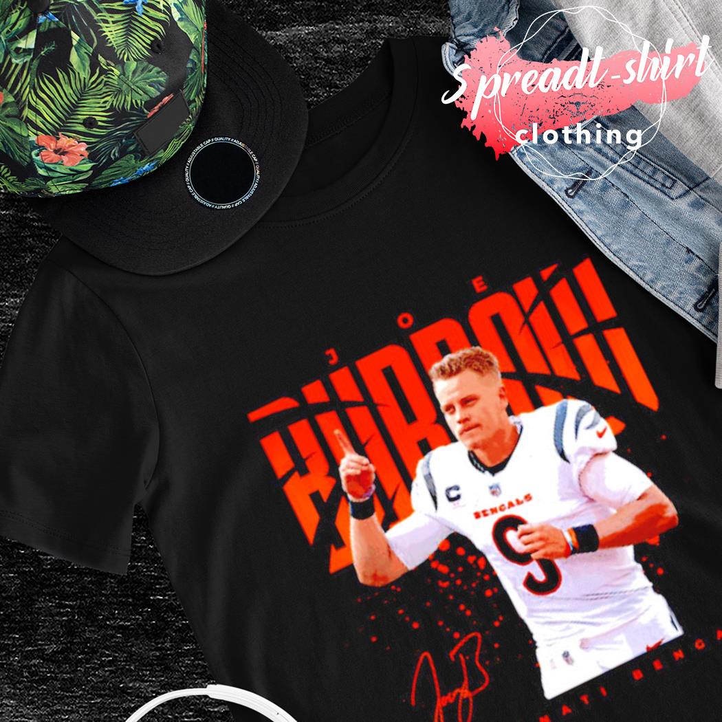 Cool Joe Burrow Tee Funny Cincinnati Bengals Shirts - Happy Place for Music  Lovers