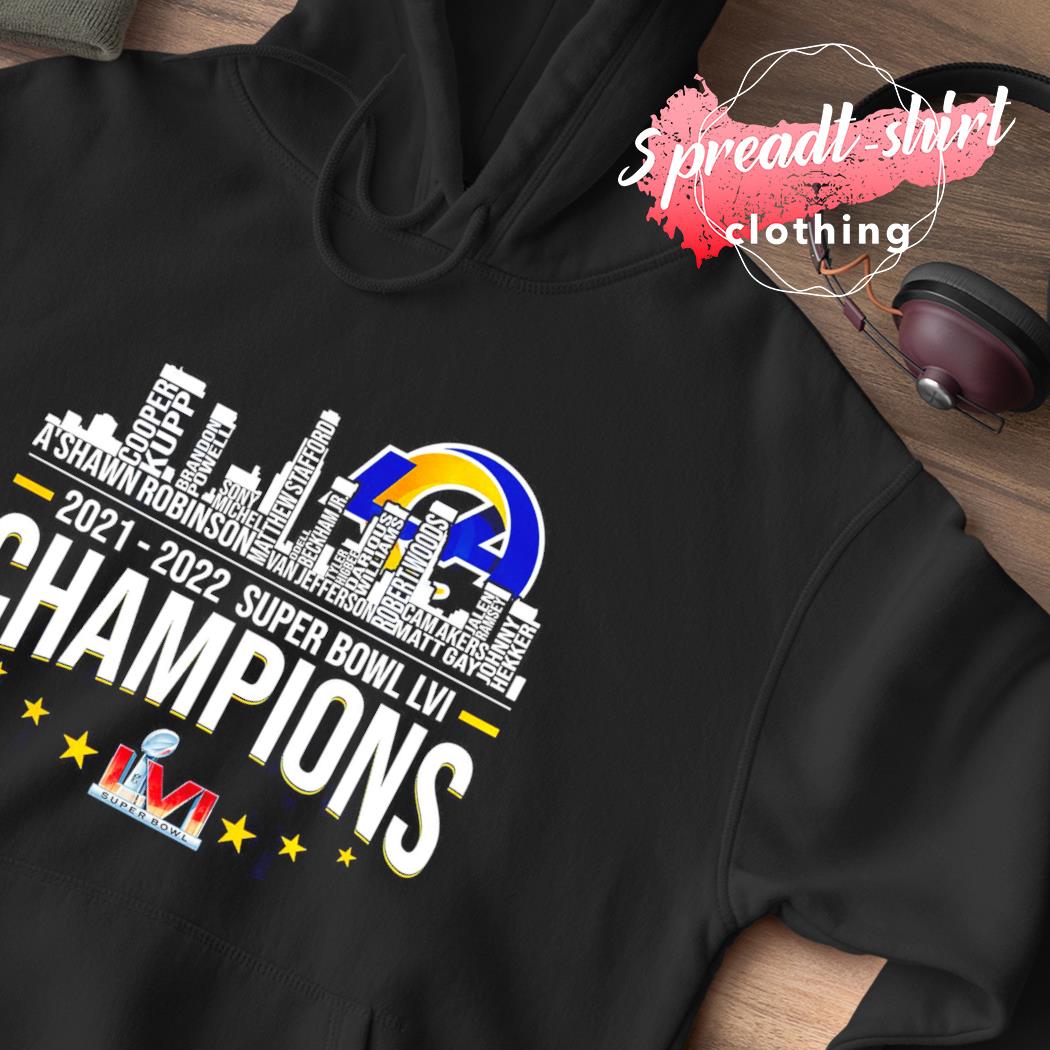 LA Rams 2021-2022 Super Bowl LVI Champions t-shirt, hoodie