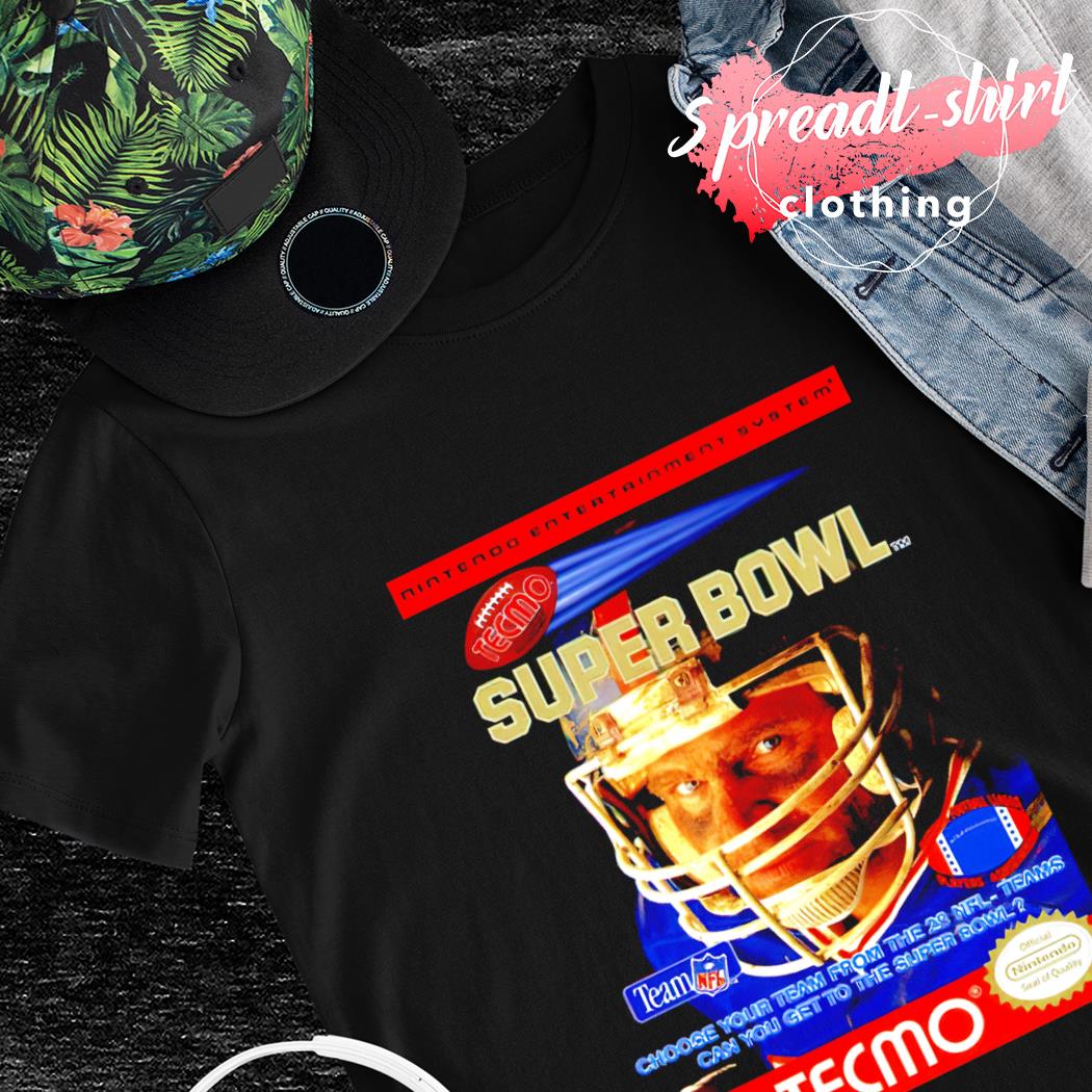 tecmo super bowl shirt