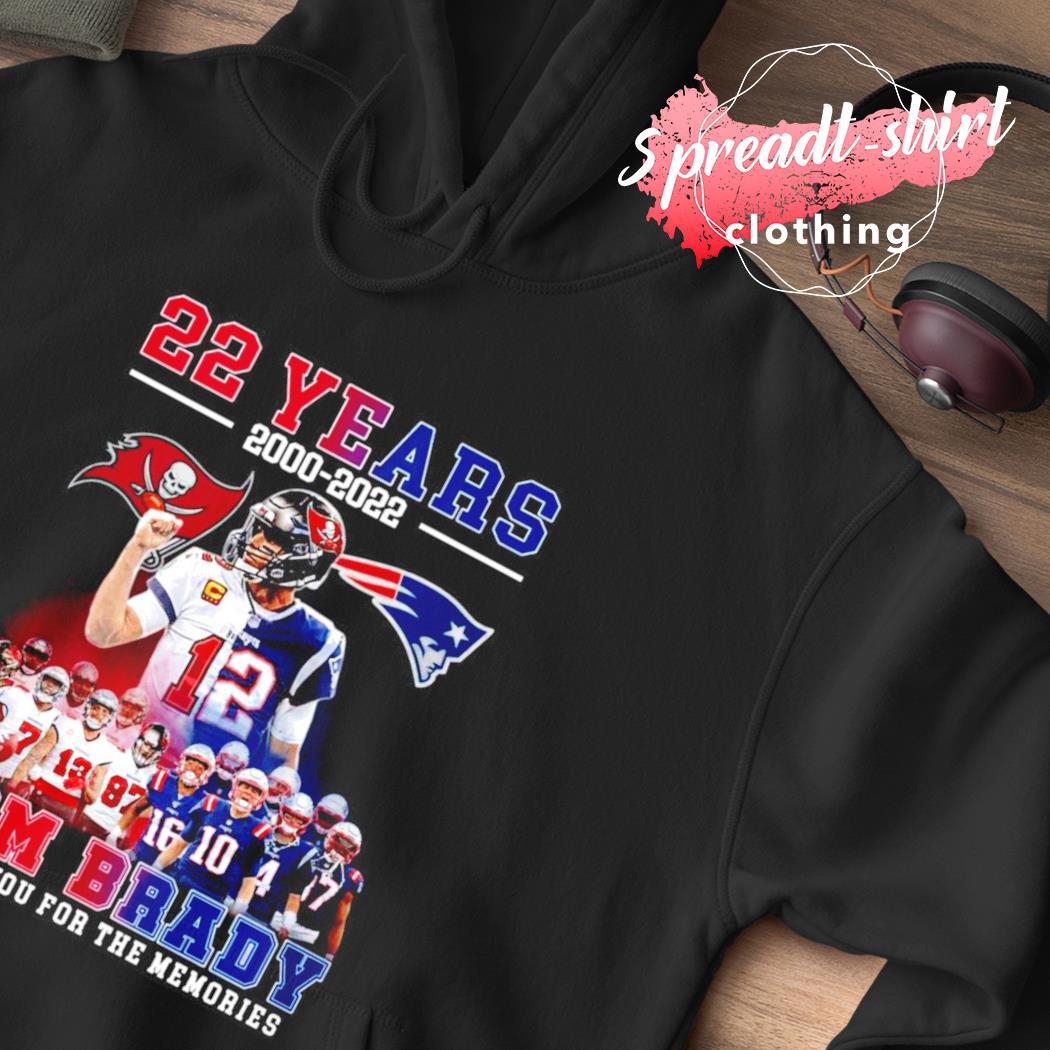 Shirts  Thank Memories 12 Tom Brady 22 Years T Shirt Shirt All