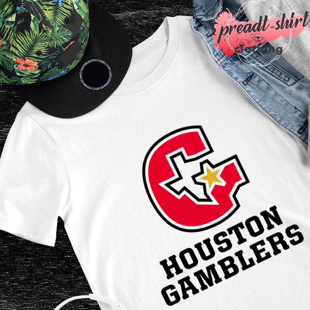 Houston Gamblers All In logo 2022 T-shirt, hoodie, sweater, long