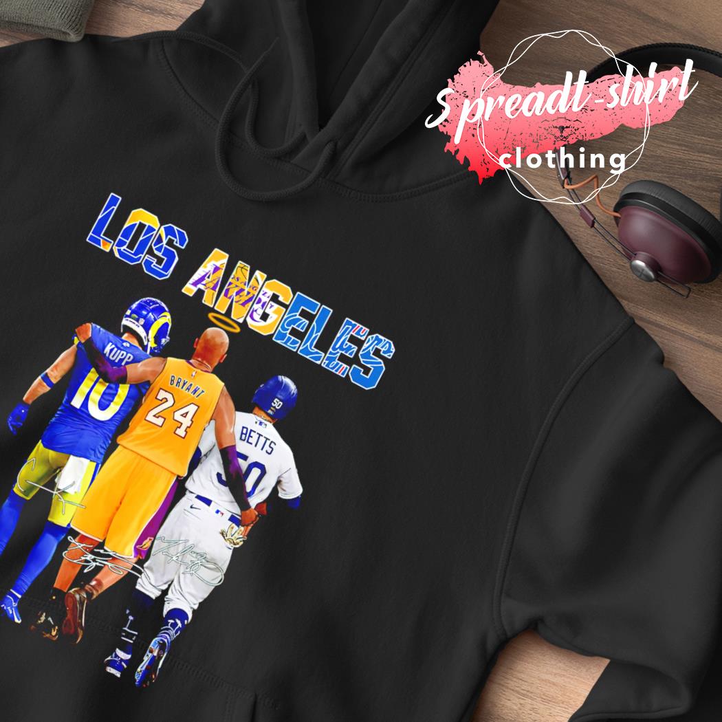 Los Angeles Cooper Kupp Kobe Bryant and Mookie Betts signatures shirt -  Online Shoping