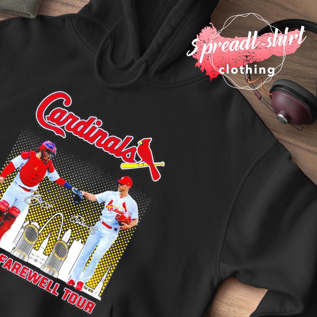St. Louis Cardinals Adam Wainwright and Yadier Molina signatures 2022 Farewell  Tour shirt, hoodie, sweater, long sleeve and tank top