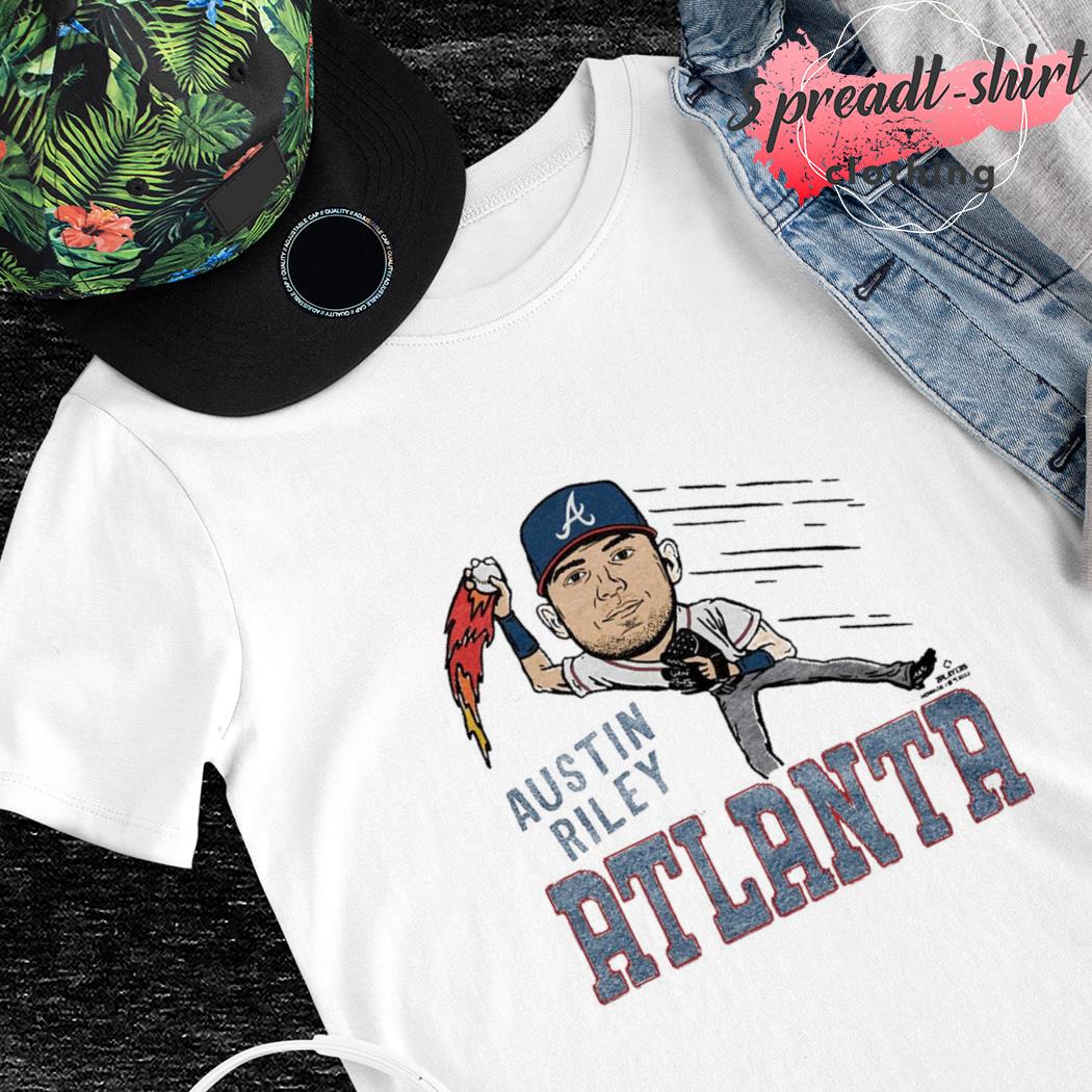 Austin Riley Caricature T-Shirt - Atlanta Braves