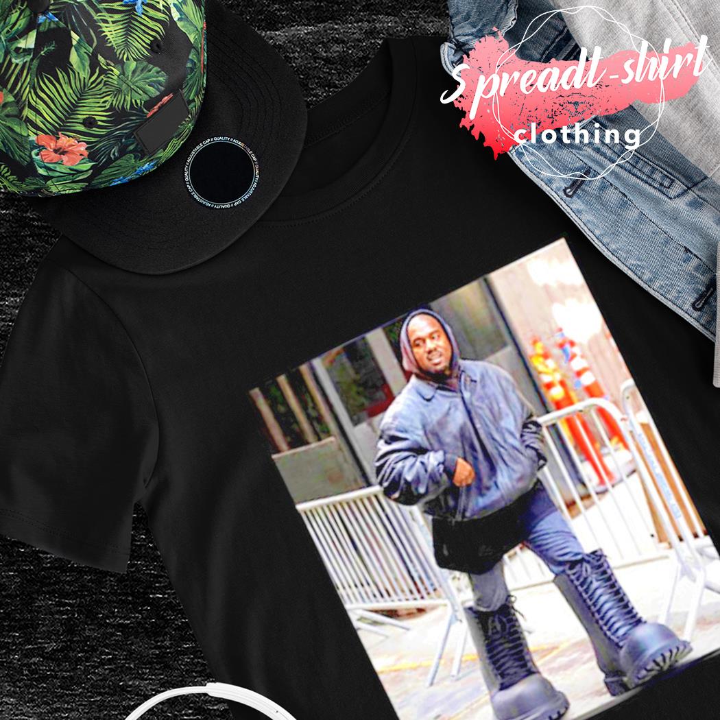 Demontere hemmeligt kutter Kanye West's Huge Black Balenciaga Boots shirt, hoodie, sweater, long  sleeve and tank top