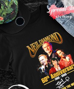 Official Neil Diamond 60th anniversary 1962 2023 thank you for the memories  shirt, hoodie, sweater, long sleeve and tank top