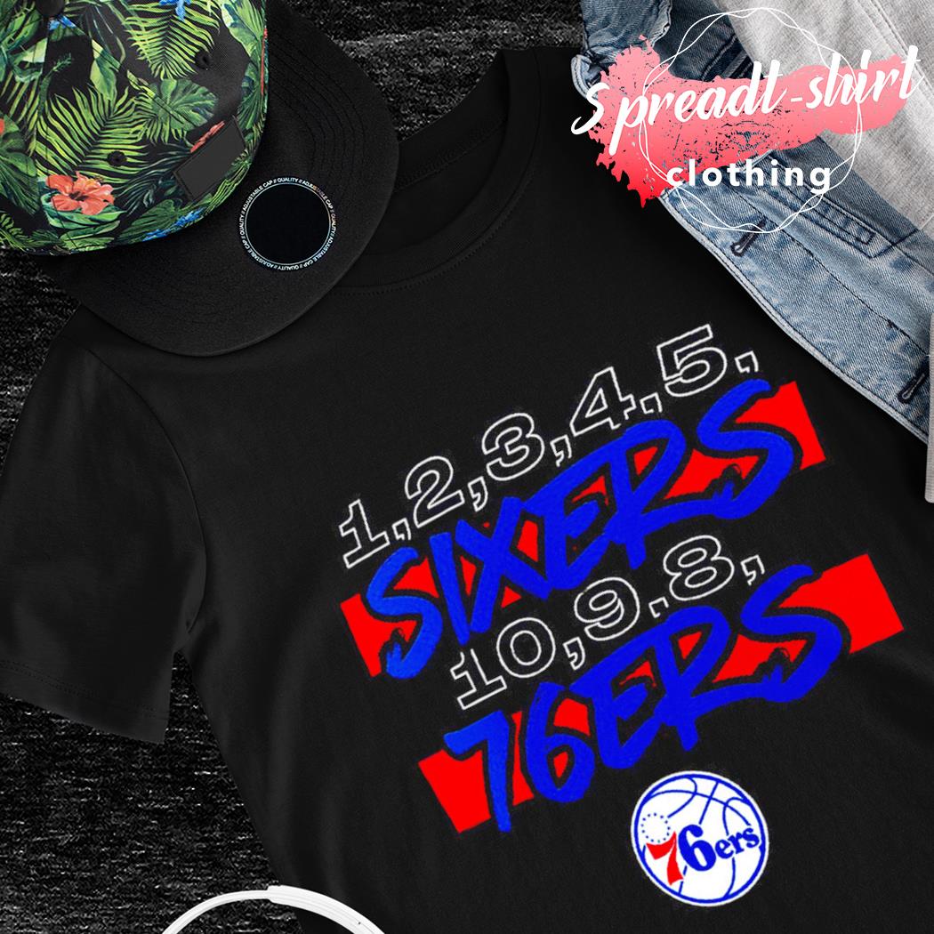 10 9 8 76ers shirt