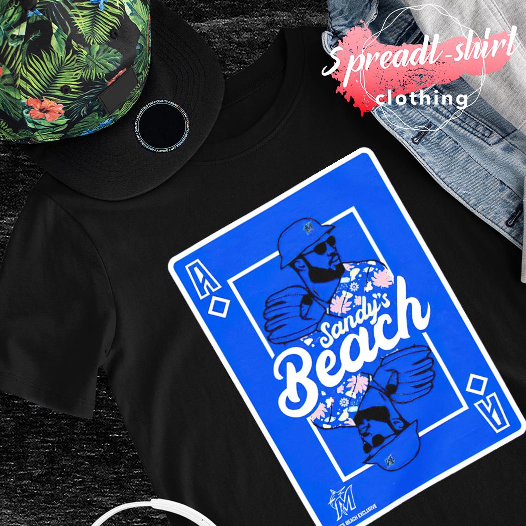 Miami Marlins Sandy Beach T-Shirt, Custom prints store