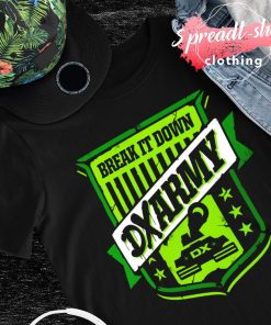 D-Generation X Break it down DX army shirt