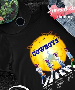 Dallas Cowboys Abbey Road Moon Halloween Signatures shirt, hoodie, sweater,  long sleeve and tank top