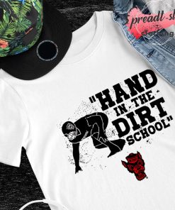 Hand in the dirt school NC State Wolfpack football shirt