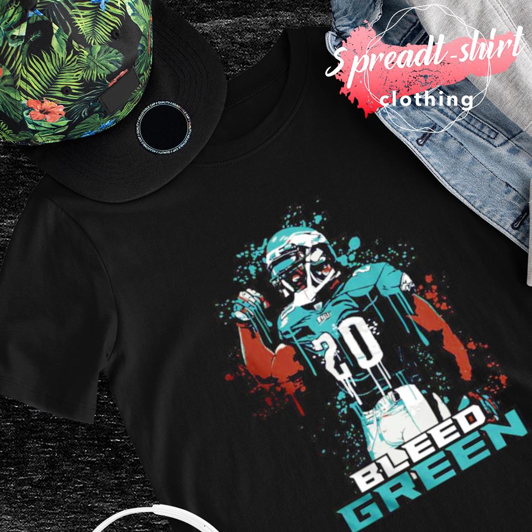 Bleed Green Brian Dawkins Kelly Green Shirt