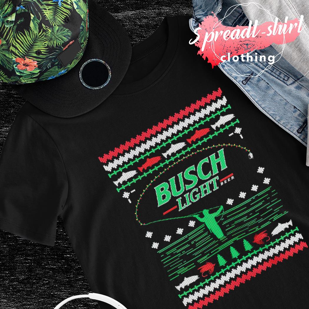 Busch light trout fishing Ugly Christmas shirt, hoodie, sweater