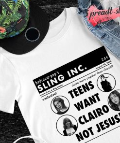 Clairo Newspaper teens want clairo not jesus shirt