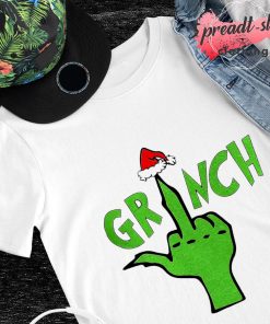 Grinch hand Fuck Merry Christmas 2022 shirt