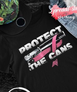 Gun protect the cans Cancer Awareness shirt