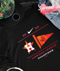 Houston Astros Nike 2022 American League Champions pennant shirt