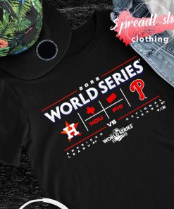 Houston Astros vs. Philadelphia Phillies 2022 World Series Change Up Matchup shirt