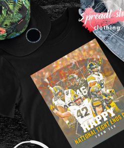 Iowa Hawkeyes Happy National Tight Ends Day from TEU 2022 shirt