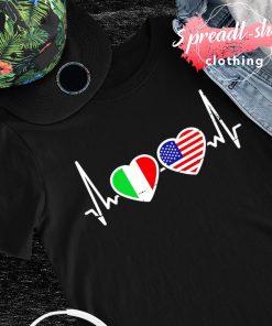 Italian American heart shirt