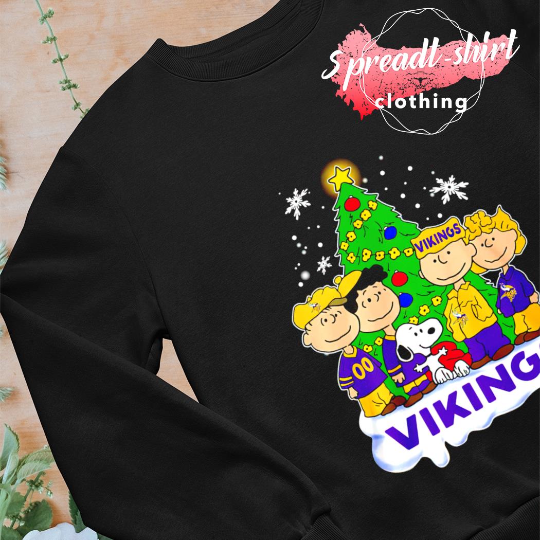 Snoopy And Friends Minnesota Vikings Christmas Shirt, hoodie, sweater, long  sleeve and tank top