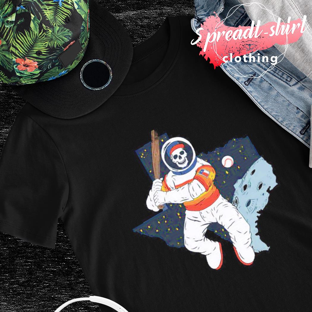 Astronaut Skeleton Shirt and Hoodie - Houston Astros